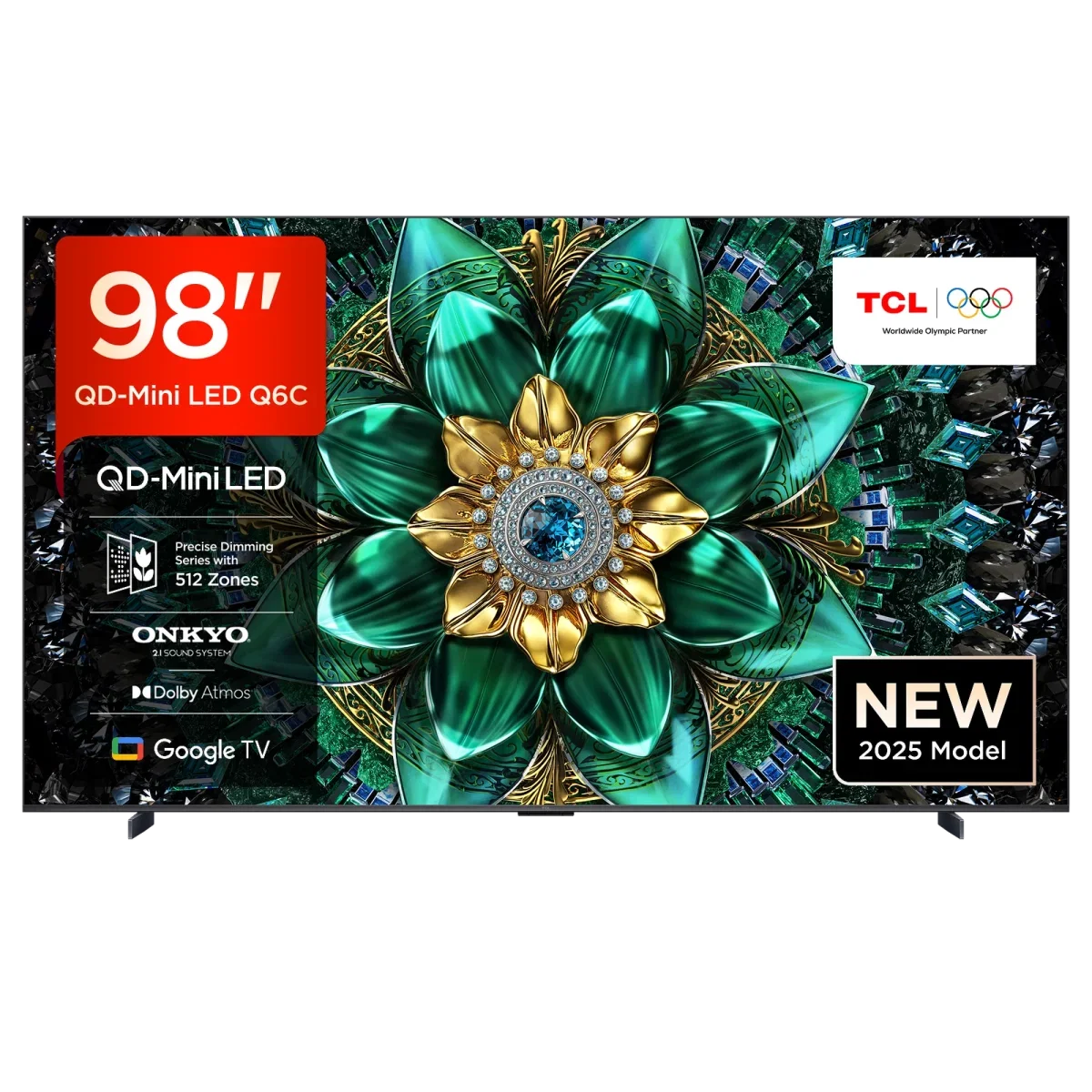 TCL 98Q6C QD-Mini LED TV 98 Zoll 4K HDR Premium mit Dolby Vision