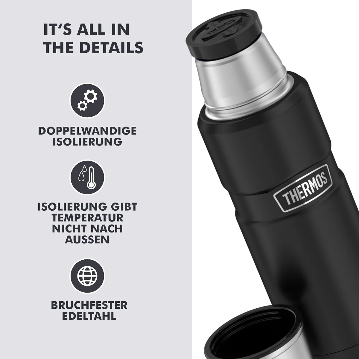 THERMOS STAINLESS KING Thermosflasche