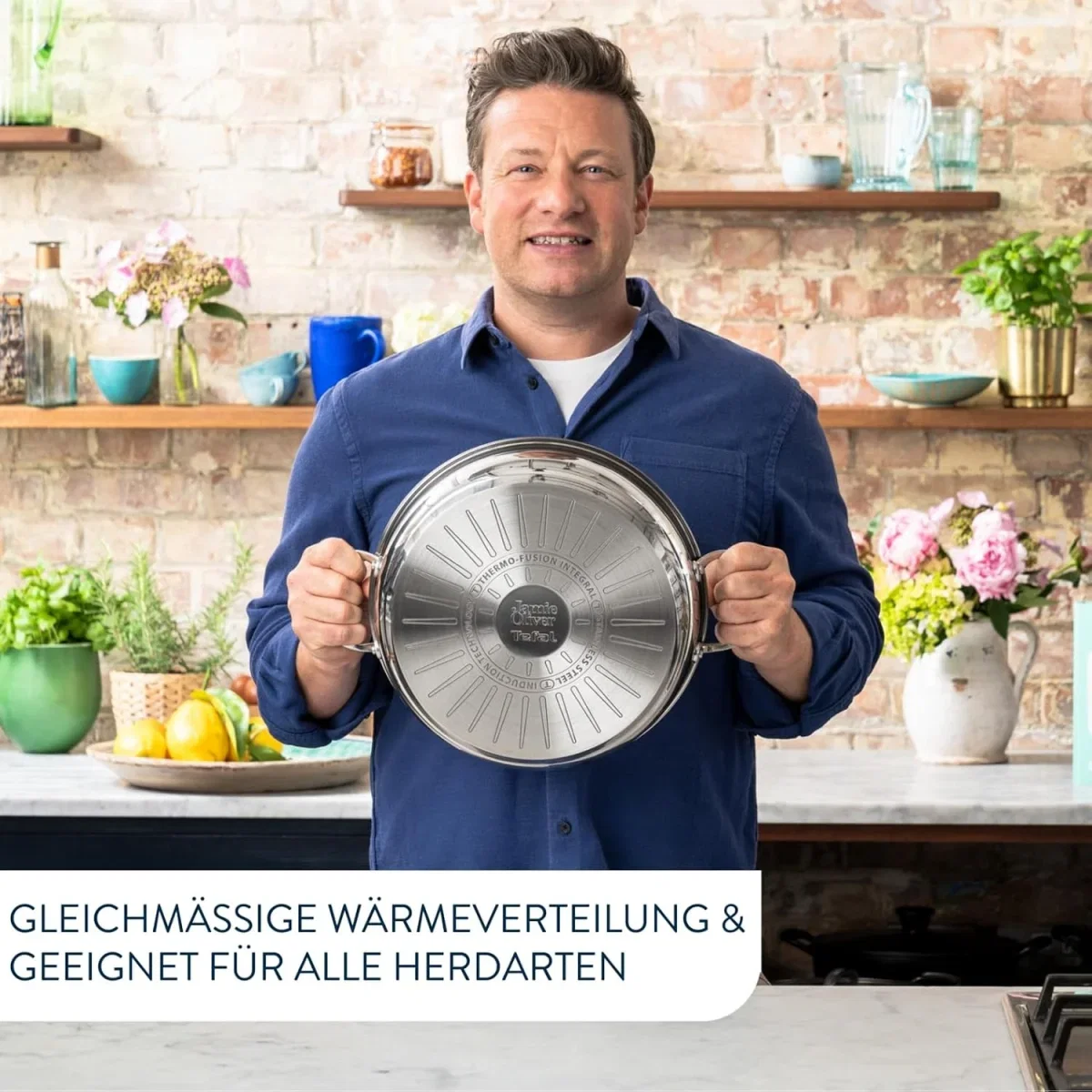 Tefal Jamie Oliver Cook‘s Classic Servierpfanne 30 cm E30690