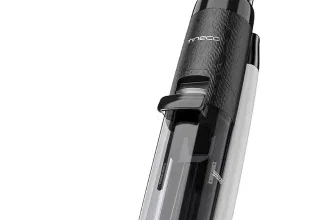 Tineco Floor One S7 Pro Nass-Trockensauger in Schwarz und Silber auf weißem Hintergrund