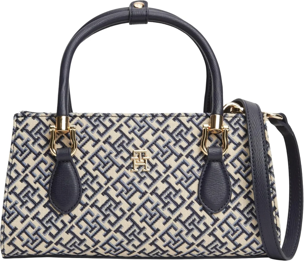 Tommy Hilfiger Damen Umhängetasche TH Grace Mini Satchel