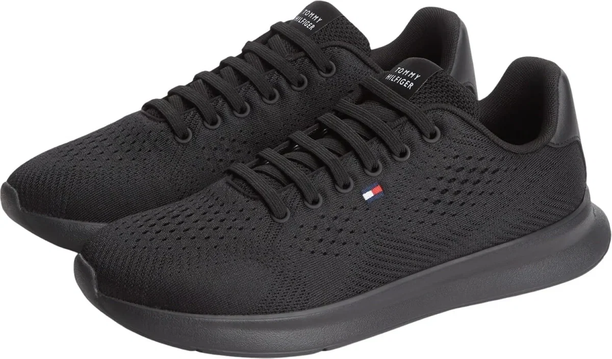 Tommy Hilfiger Herren Lightweight Runner Knit Fm0fm05909 Low Top (2 Farben, Gr. 40 bis 46)