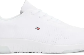 Tommy Hilfiger Corporate Knit Rib Runner Herren Sneaker mit gestricktem Obermaterial