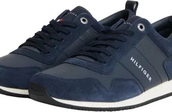 Tommy Hilfiger Iconic Leather Suede Mix Runner Herren-Sneaker
