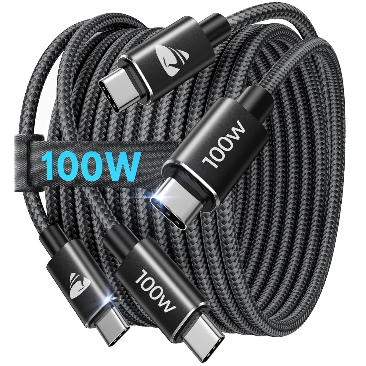 Aioneus USB C auf USB C Kabel [2Stück 3M+3M] (100W)