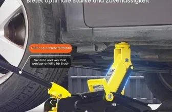 VEVOR hydraulischer Rangierwagenheber mit 2 Tonnen Tragkraft in Gelb