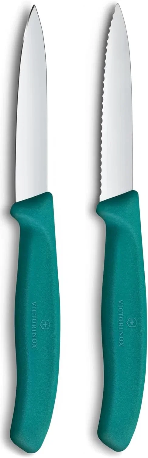 Victorinox Swiss Classic Gemüsemesser-Set Tomatenmesser Grün 2-teilig (2 Farben)