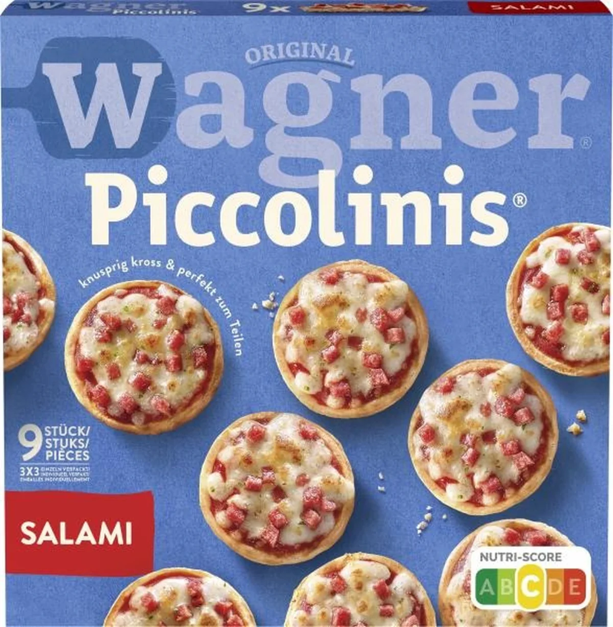 3x WAGNER Piccolini Salami Pizza