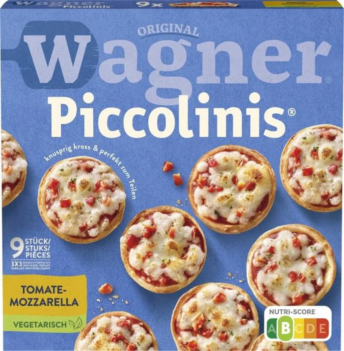 3x WAGNER Piccolinis Tomaten-Mozzarella