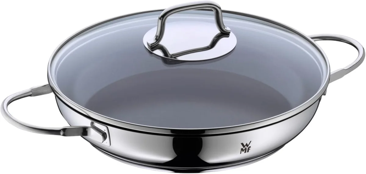 WMF Devil Servier-Schmorpfanne Induktion 26 cm mit Glasdeckel