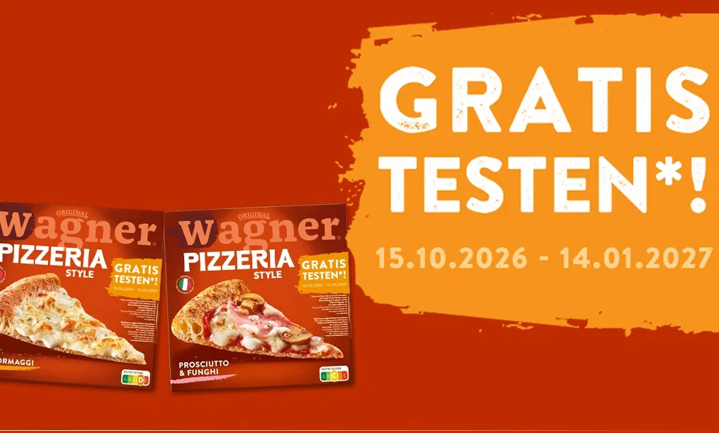 Wagner Pizzeria Style gratis testen – 1 Pizza kostenlos dank 4,95 € Cashback