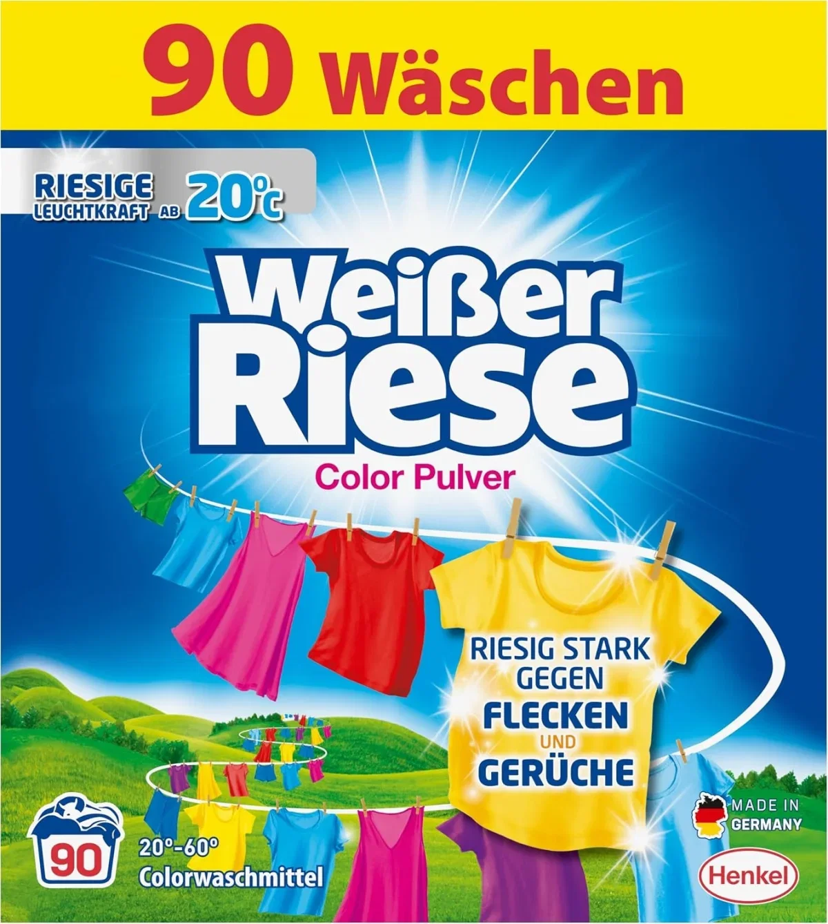 Weißer Riese Color Waschmittel (90WL Waschpulver)
