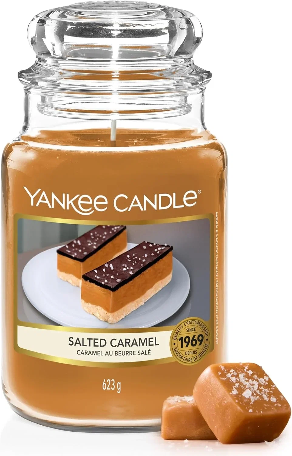 Yankee Candle Duftkerze im Glas Salted Caramel