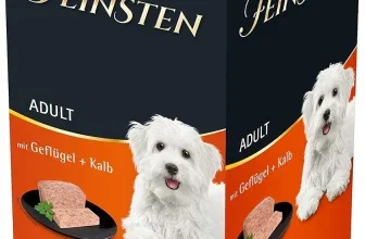 animonda vom Feinsten Adult Hundefutter mit Geflügel und Kalb im 6er-Pack mit je 150 g