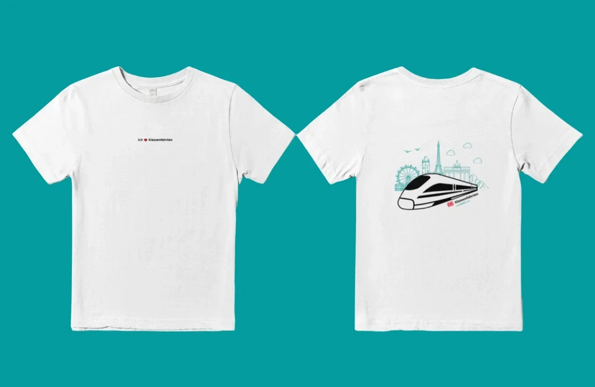 Gratis Klassenfahrt-T-Shirt bei DB Klassenfahrten – 24,95 € Warenwert pro Person