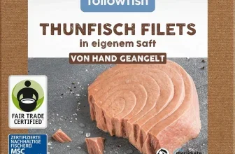 followfish MSC Thunfisch Filets im eigenen Saft mit 185 g Füllgewicht