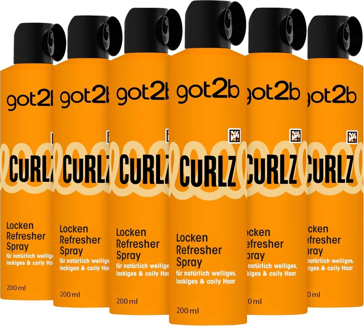 got2b Curlz Locken Refresher Spray für natürliche Locken 6er Pack (6x200ml)