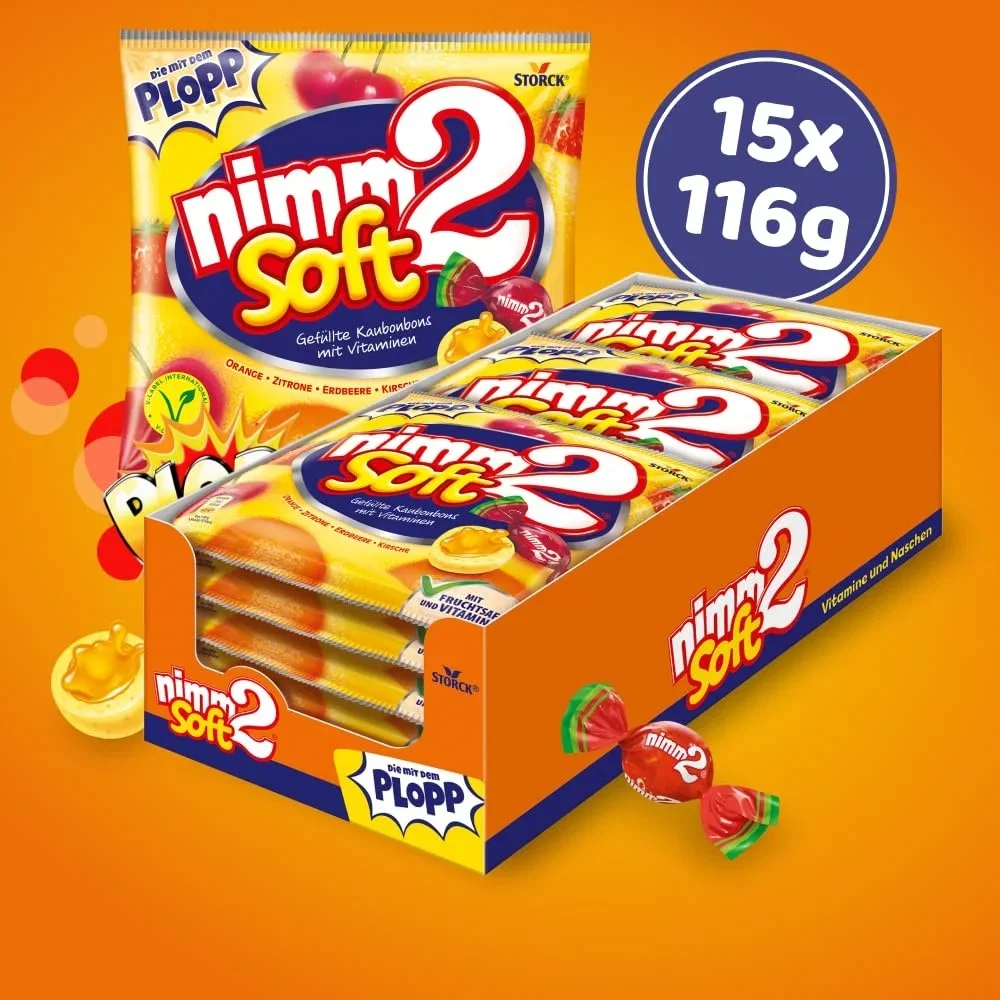 nimm2 soft gefüllte Kaubonbons 15er Pack