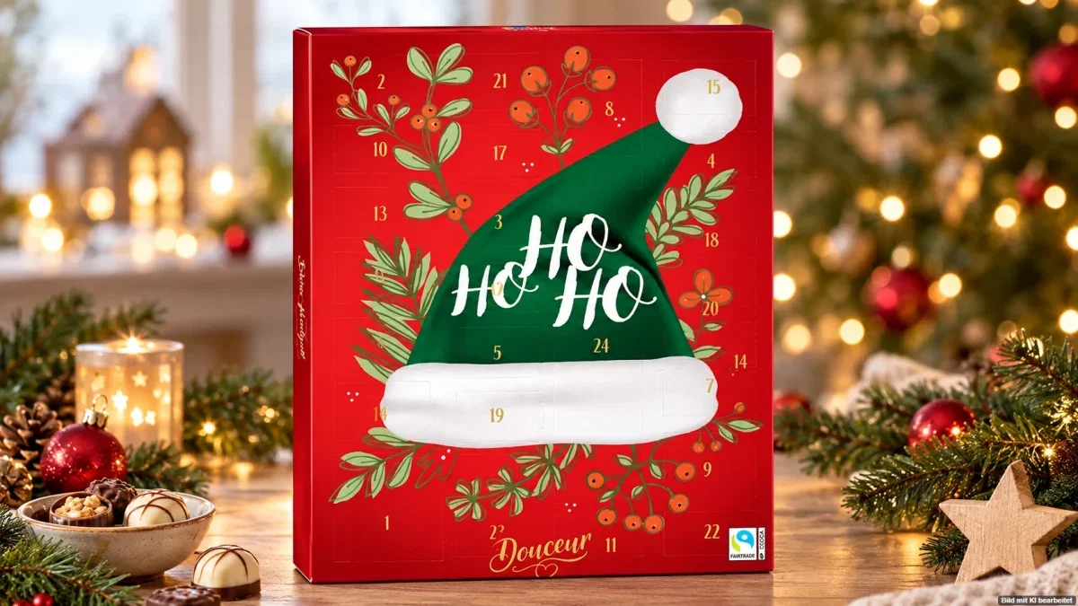 DOUCEUR Gutschein- Penny Adventskalender 2026 von PENNY mit mindestens 10 Euro Einkaufsgutscheinen