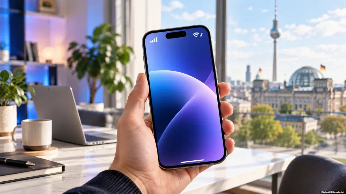 Smartphone als Symbolbild für den neuen Revolut Mobile Handytarif mit 120 GB Datenvolumen