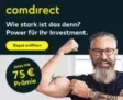 Comdirect: kostenloses Depot mit 75,00 € Prämie