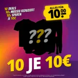 Sportspar: 10 Produkte für je 10 € zzgl. 3,95 € Versand