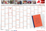 Gratis 📆 AK Kärnten Wandkalender 2024 + Arbeitszeitkalender 2024