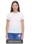 PUMA Blank Base T-Shirt 678258 01 Weiß (Gr. S bis XL Damen Sport-Shirt 10erPack) für 33,99 € inkl. Versand (statt 79,95 €)