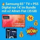65-Zoll-Samsung-Tv + Playstation 5 Digital Für Nur 1 € – Mit 35 Gb Allnet-Flat Für 34,99 €/Monat