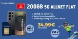 Samsung Galaxy S25 Ultra (150€) + Vodafone 200 Gb Allnet Flat 34,99€ Mtl. + 200€ Cashback