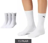 PUMA Sport-Socken 7308 300 Weiß (Gr. 35-38 15 Paar) für 31,98 € inkl. Versand (statt 52,00 €)