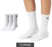 PUMA Sport-Socken 7308 300 Weiß (Gr. 35-38 15 Paar) für 31,98 € inkl. Versand (statt 52,00 €)