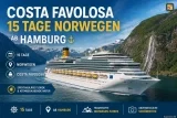 Costa Favolosa: 15 Tage Fjorde, Lofoten und Nordkap-Atmosphäre ab Hamburg