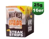 Wild West Steak Strips Beef Jerky Honey BBQ (16×25 G) für 25,90 € inkl. Versand (statt 38,90 €)