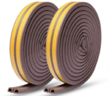 Dichtungsband Selbstklebend für Türen Fenster, 1 Rolle je 20m lang Türbodendichtung Türdichtung für 3,99 € inkl. Prime-Versand (statt 9,99 €)