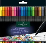 20er Etui – FABER-CASTELL 151620 – Grip Finepen – Fineliner mit metallgefasster Faserspitze (0.4 mm) für 7,72 € inkl. Prime-Versand