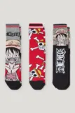 One Piece Socken im 3er-Pack für nur 6,99 € inkl. Versand 🧦🏴‍☠️