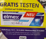 Gratis Testen: Elmex Weiß-Schmelz Zahnpasta [ab 13.11. – 10.000 Teilnahmen]