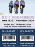 boc24 🔥 30 % extra Fahrräder, Zubehör und 20 % extra auf E-Bikes auch auf SALE