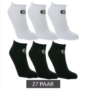 27 Paar Sergio Tacchini Sneaker-Socken in Schwarz oder Weiß