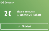 2€ Rabatt ab 2€ Einkauf bei Edeka Schuler in Nordbayern