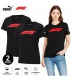 2ER Pack PUMA X F1 T-Shirt  701229125 001 Schwarz (Gr. XS bis XXL)