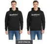 Ballin Est. 2013 Hoodie Kapuzen-Pullover Ho-H00050 (2ER Sparpack Gr. XS bis XXL Schwarz) für 31,98 € inkl. Versand (statt 89,98 €)