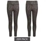 Adidas Trainings-Hose Hl2443 Grau/Schwarz (Gr. 128 Bis 170 2Er Sparpack) Für 21,99 € Inkl. Versand (Statt 53,66 €)