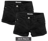 2er Sparpack Bench. Kinder Jeans-Shorts für Mädchen Gr. 158-182 für 15,98 € inkl. Versand (statt 45,00 €)