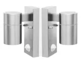 2x Smartwares Außenleuchte mit Bewegungssensor 5000.255L (Edelstahl, GU10 Fassung, IP44)  für 23,90 € inkl. Versand statt 41,20 €