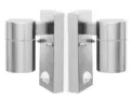 2x Smartwares Außenleuchte mit Bewegungssensor 5000.255L (Edelstahl, GU10 Fassung, IP44)  für 23,90 € inkl. Versand statt 41,20 €