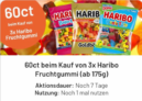 3 Haribo (175g) für 1,20€ [smhaggle + Müller]