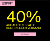 Esprit Black Friday: 40% Rabatt* auf alles, für alle & kostenloser Versand