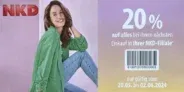 NKD Lokal – 20 % auf alles [20. Mai bis zum 2. Juni 2024 – MBW 10€]